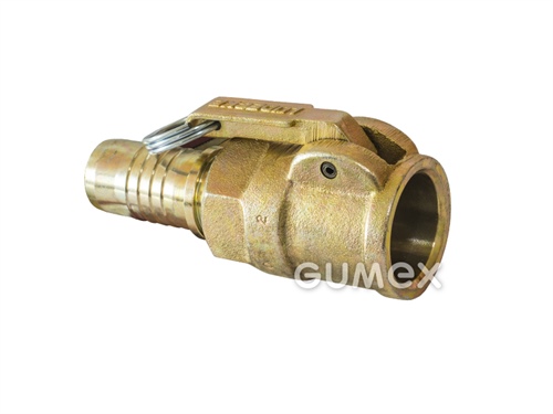 KAMLOK BETÓN systém 22, spojka pre hydraulické zalisovanie DN25, pre hadicu 25x7mm, 50bar, liatina/oceľ/pozinkované